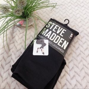 NEW STEVE MADDEN FLEECE LINED LEGGINGS
